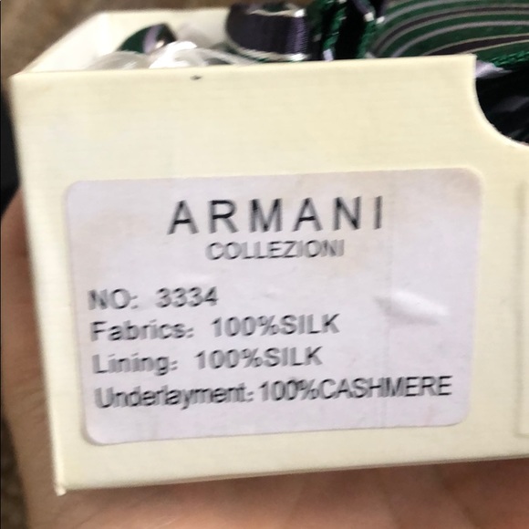 Armani Cuff, handkerchief, and Tie set - Picture 2 of 4